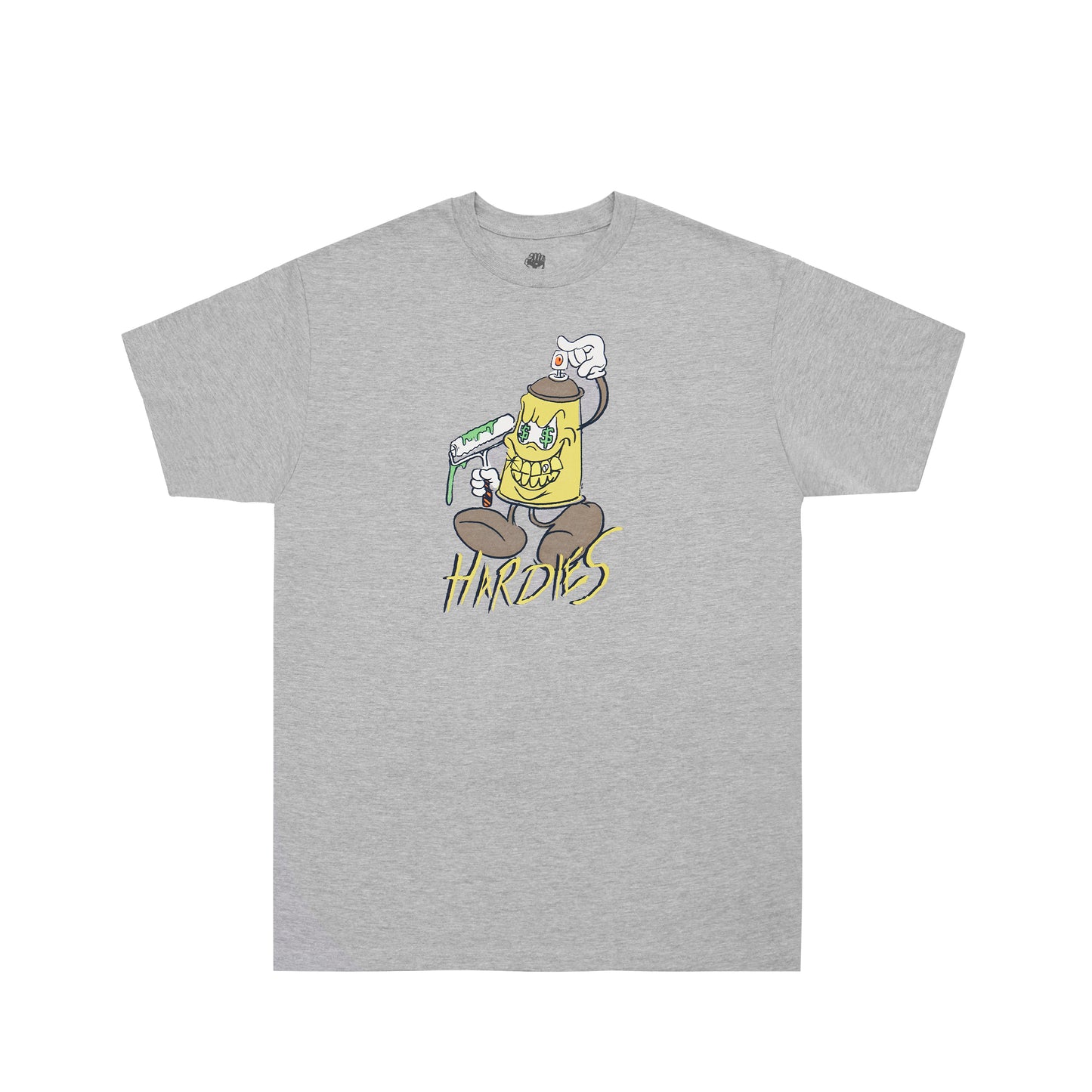 Paid 2 spray tee grey